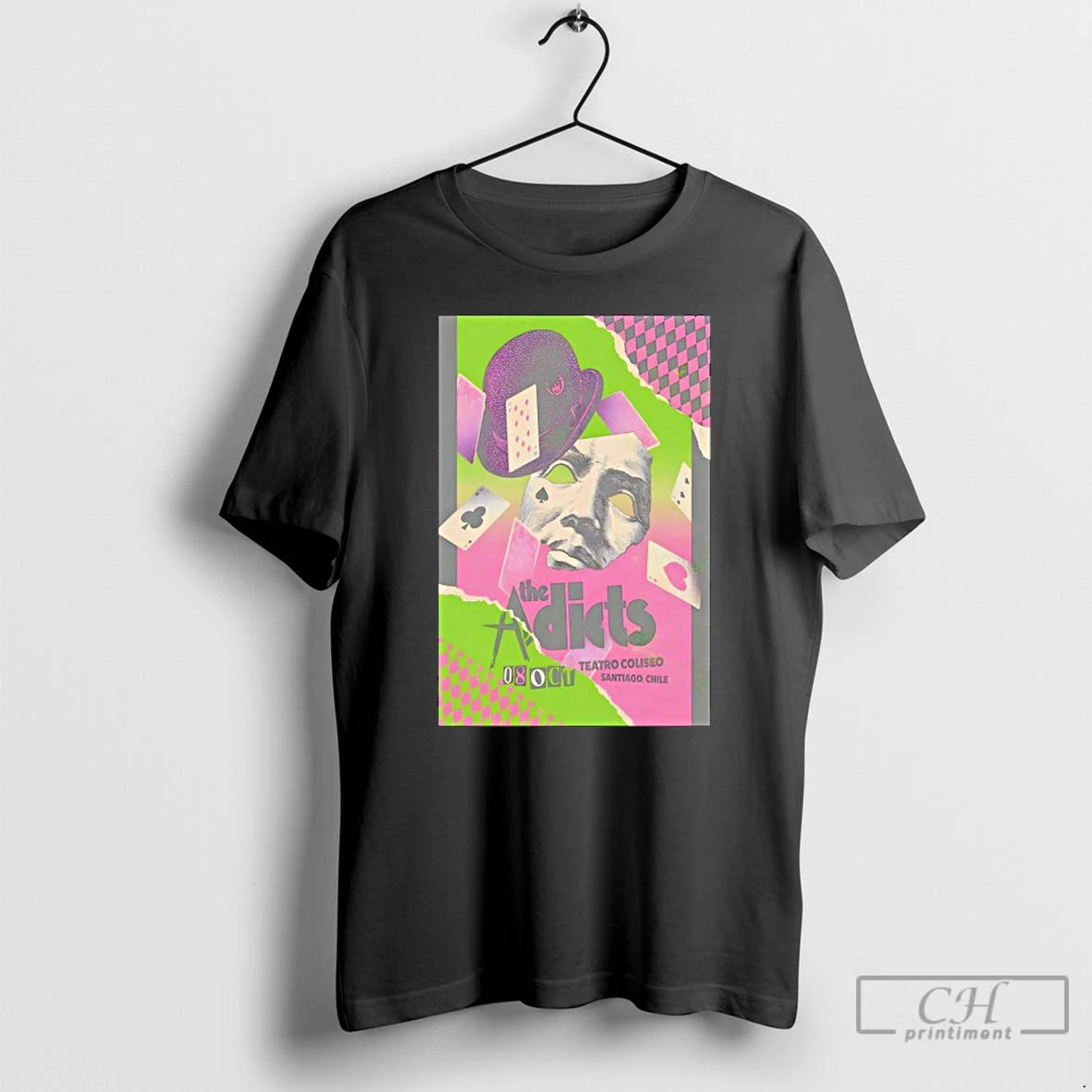 Classic The Adicts October 8 2025 Teatro Coliseo Santiago Chile T Shirts - clothing by TeeHivey.com