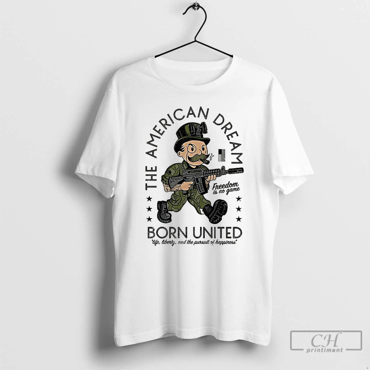 Classic The American Dream Freedom Is No Game T Shirts - clothing by TeeHivey.com