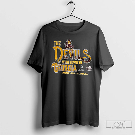 Classic The Arizona State Sun Devils Went Down To Georgia Jan 1 T Shirts Sweater - clothing by TeeHivey.com