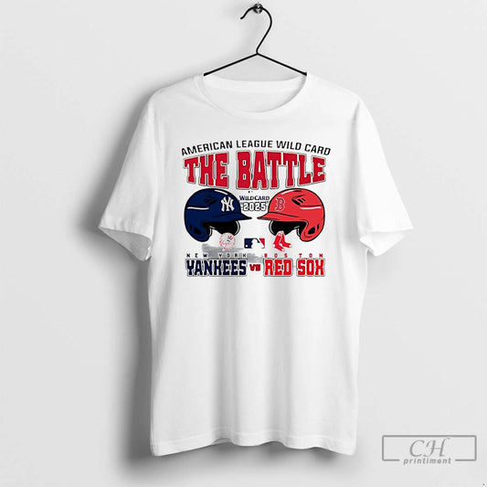 Classic The Battle New York Yankees Vs Boston Red Sox 2025 Mlb Al Wild Card - clothing by TeeHivey.com