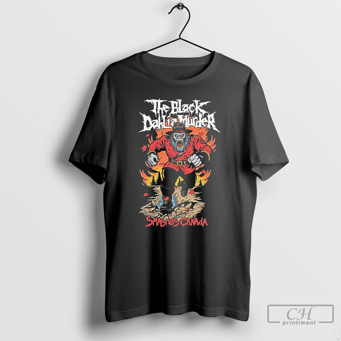 Classic The Black Dahlia Murder Smashes Canada T Shirts - clothing by TeeHivey.com