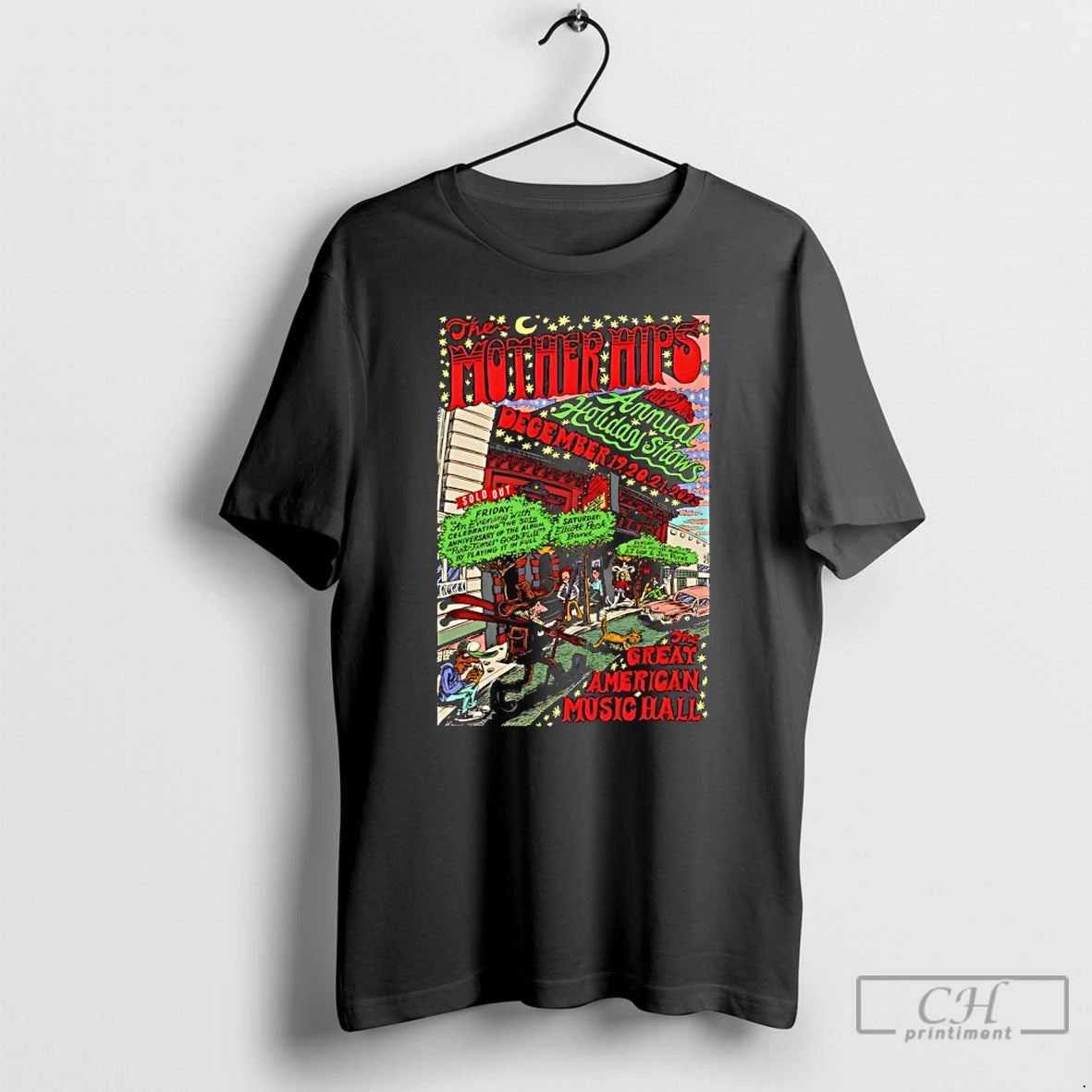 Classic The Mother Hips Dec 19 21 2025 Great American Music Hall In T Shirts - clothing by TeeHivey.com