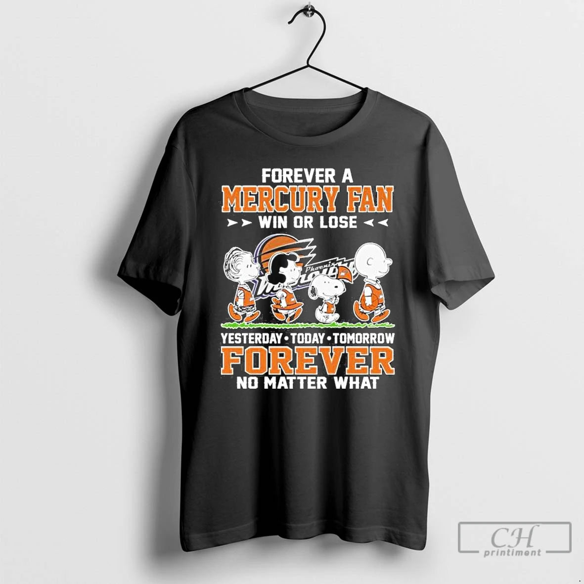 Classic The Peanuts Forever A Phoenix Mercury Fan Win Or Lose T Shirts - clothing by TeeHivey.com