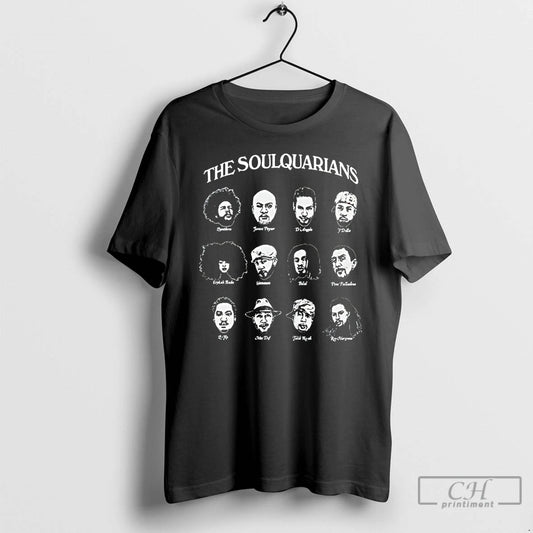 Classic The Soulquarians Dangelo J Dilla Erykah Badu Q Tip T Shirts - clothing by TeeHivey.com