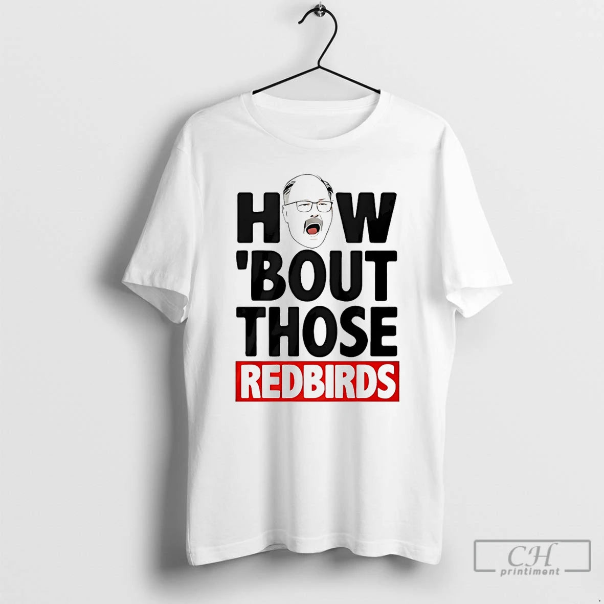 Classic The Spack Stache How Bout Those Redbirds Funny - clothing by TeeHivey.com