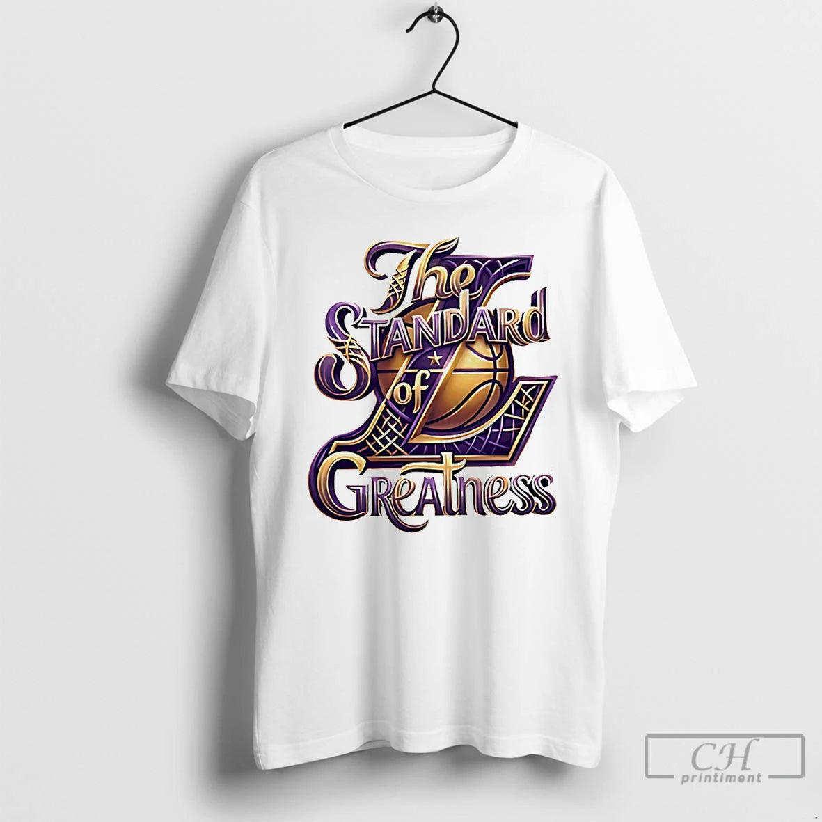 Classic The Standard Of Greatness Gold Basketball Trophy
