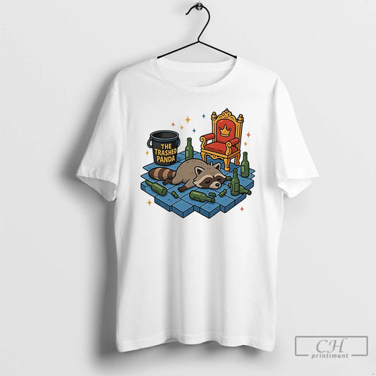 Classic The Trashed Panda Drunk Raccoon - clothing by TeeHivey.com
