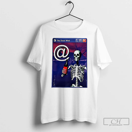 Classic The Dead Web Skelenton T Shirts - clothing by TeeHivey.com