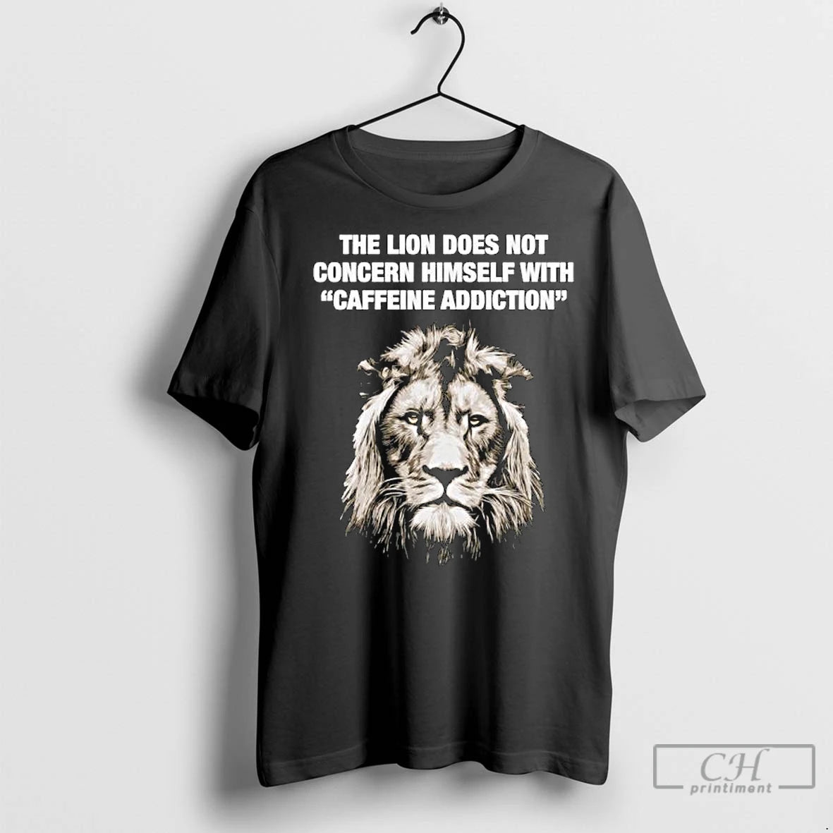 Classic The Lion Does Not Concern Himself With Caffeine Addiction Ornaments - clothing by TeeHivey.com