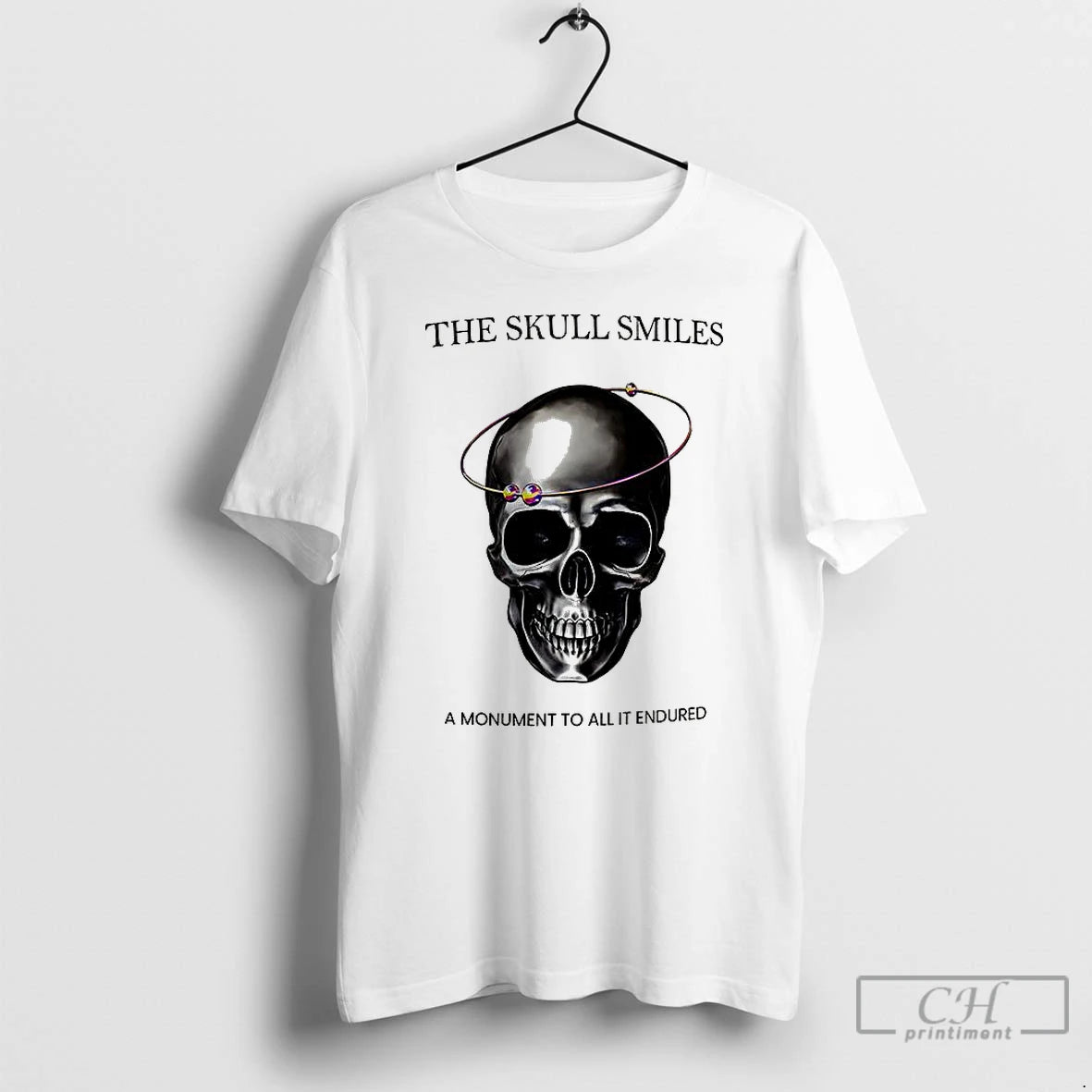 Classic The Skull Smiles A Monument To All It Endured T Shirts - clothing by TeeHivey.com