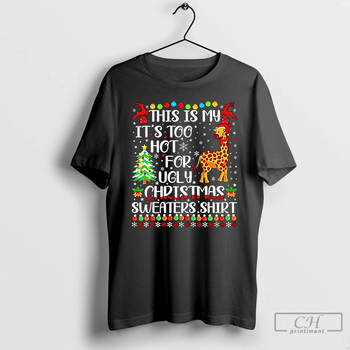 Classic This Is My Its Too Hot For Ugly Christmas Sweaters T Shirts - clothing by TeeHivey.com