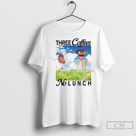 Classic Three Coffees No Lunch Ornaments - clothing by TeeHivey.com