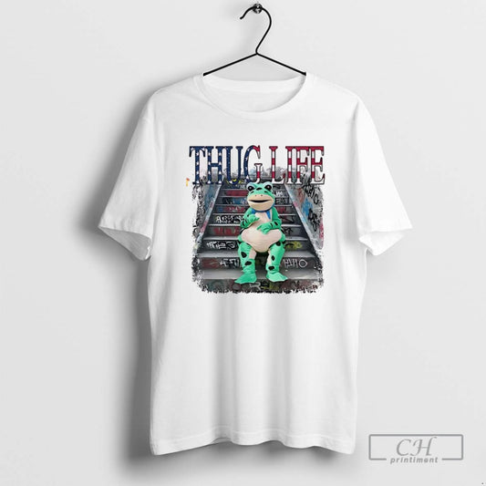Classic Thug Life Portland Frog Protest T Shirts - clothing by TeeHivey.com