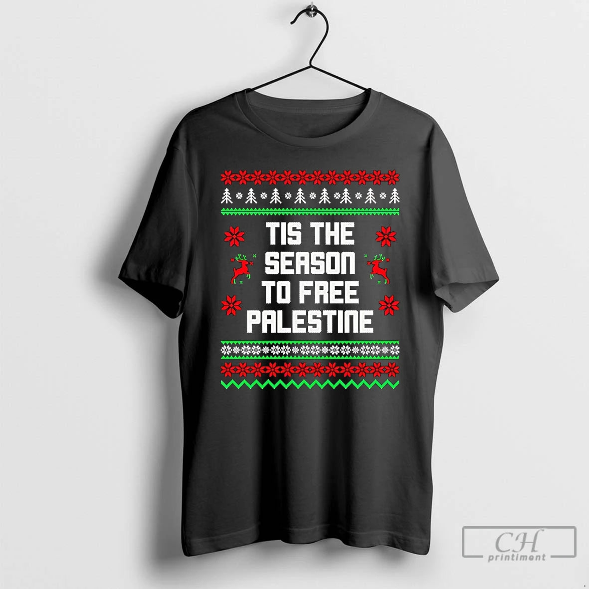Classic Tis The Season To Free Palestine Ugly Christmas - clothing by TeeHivey.com