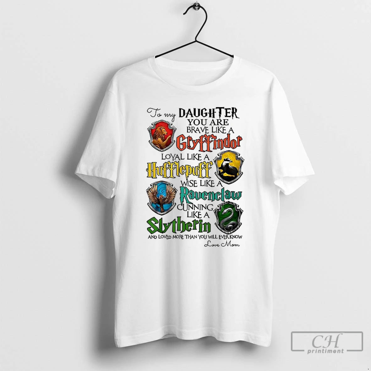 Classic To My Daughter You Are Brave Like A Gryffindor T Shirts - clothing by TeeHivey.com