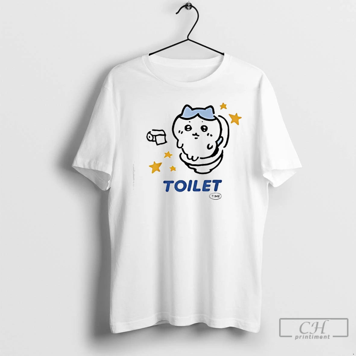 Classic Toilet Time Chikawa Meme - clothing by TeeHivey.com