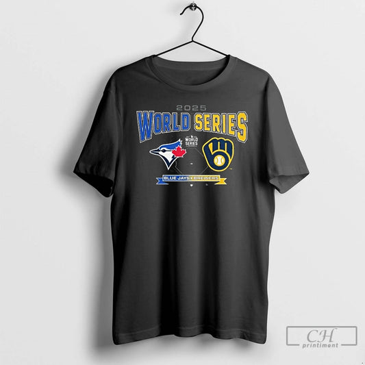 Classic Toronto Blue Jays Vs Milwaukee Brewers 2025 Mlb World Series Change Up Matchup Long - clothing by TeeHivey.com