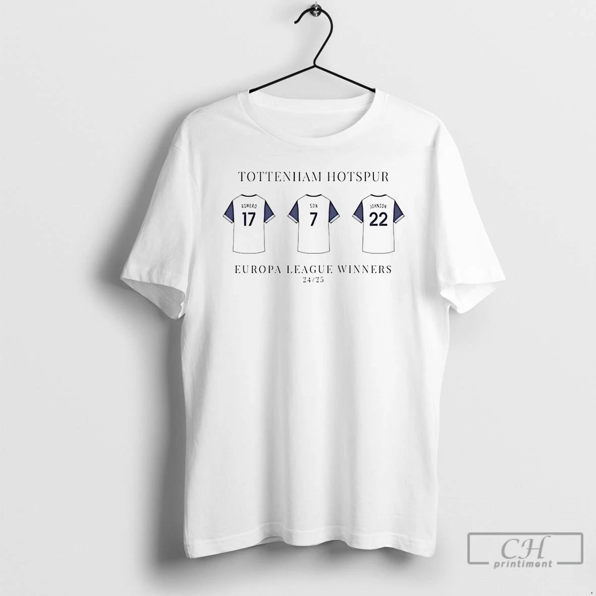 Classic Tottenham Hotspur Europa League Winners T Shirts - clothing by TeeHivey.com