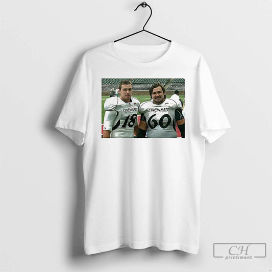 Classic Travis Kelce And Jason Kelce Cincinnati Bearcat Image T Shirts - clothing by TeeHivey.com