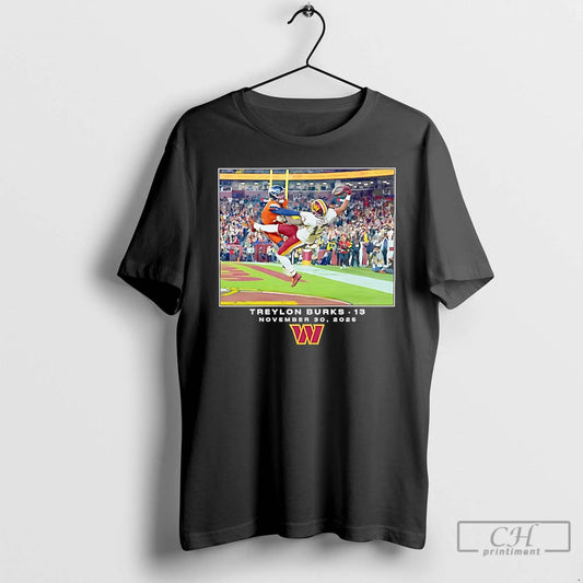 Classic Treylon Burks Moment Photo 2025 Washington Commanders - clothing by TeeHivey.com