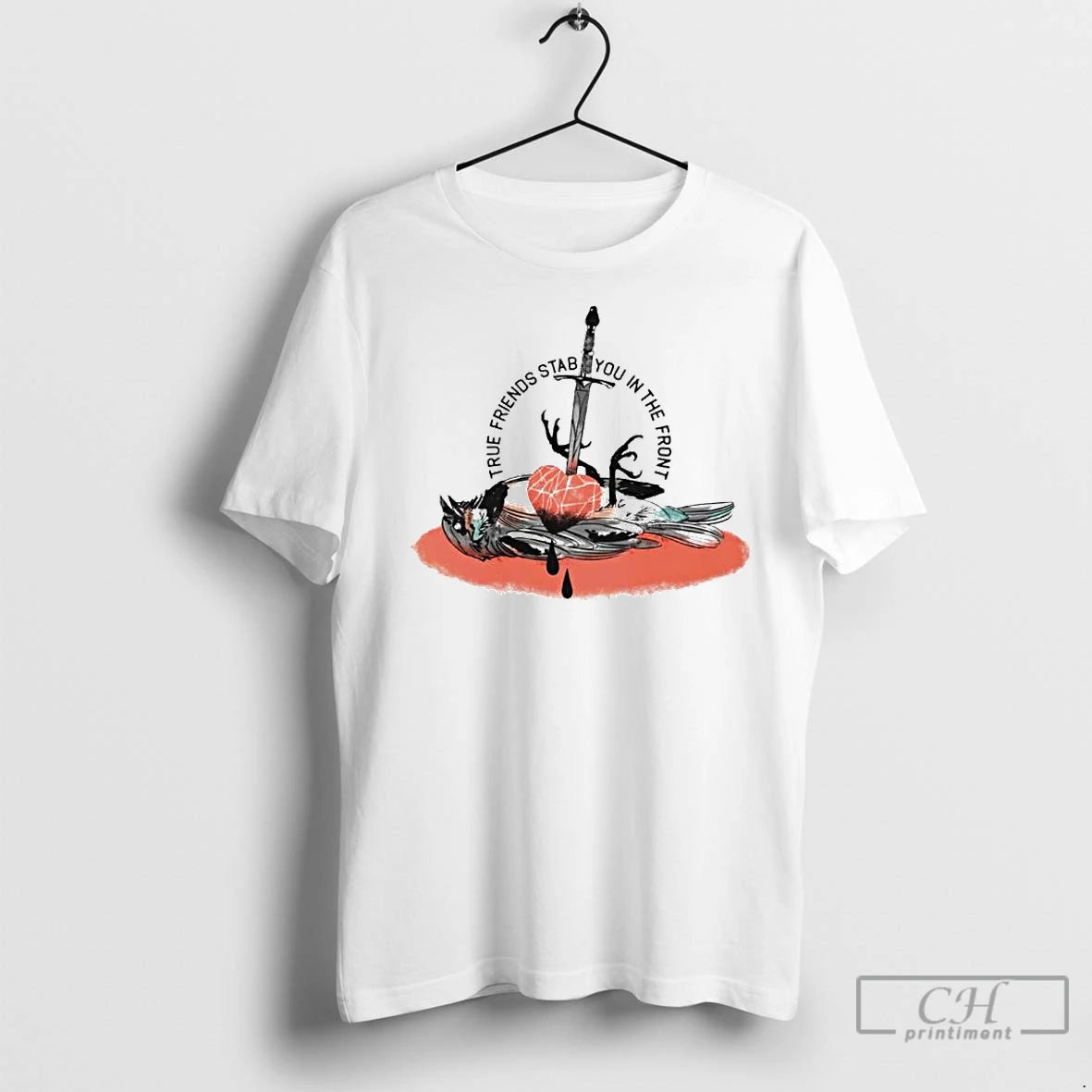 Classic True Friends Stab You In The Front Ornaments - clothing by TeeHivey.com