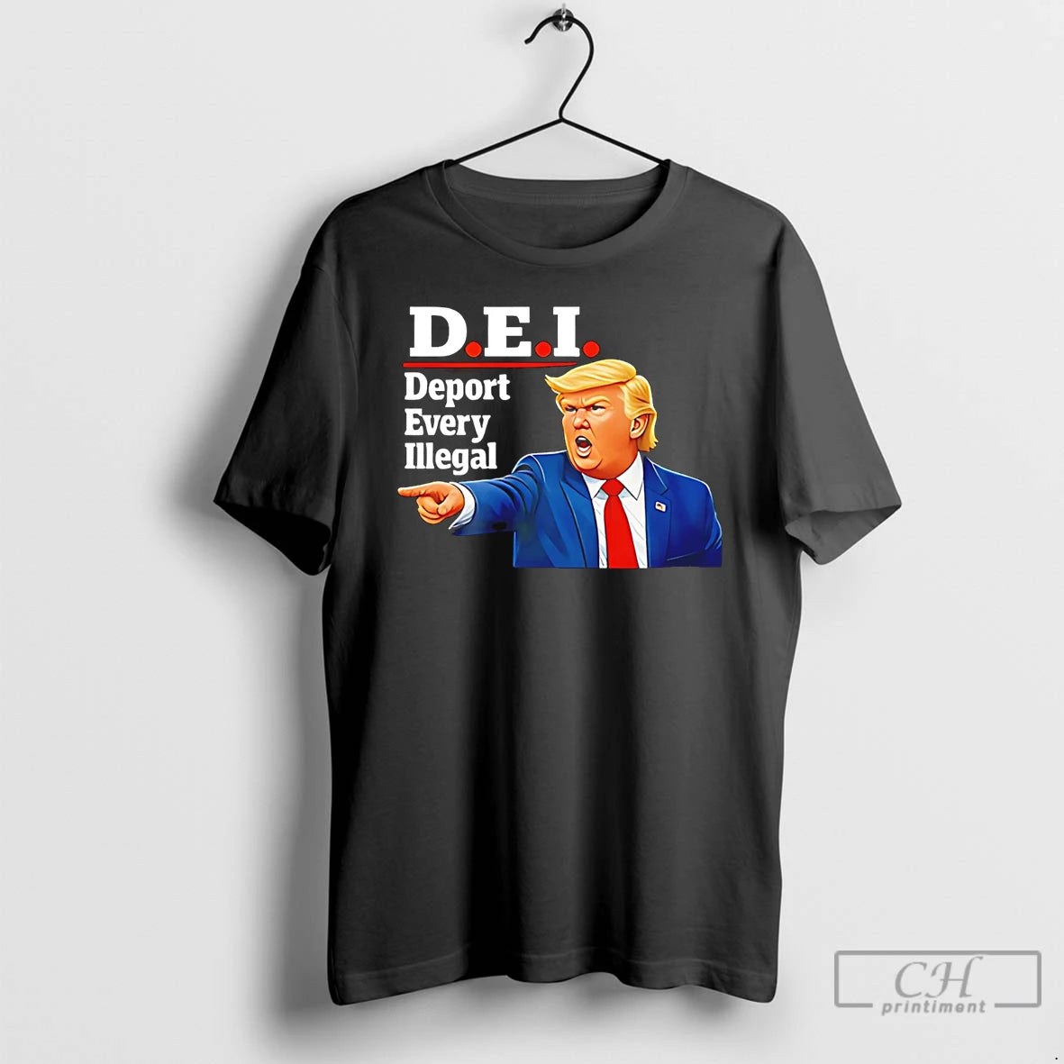 Classic Trump Dei Deport Every Illegal Cartoon