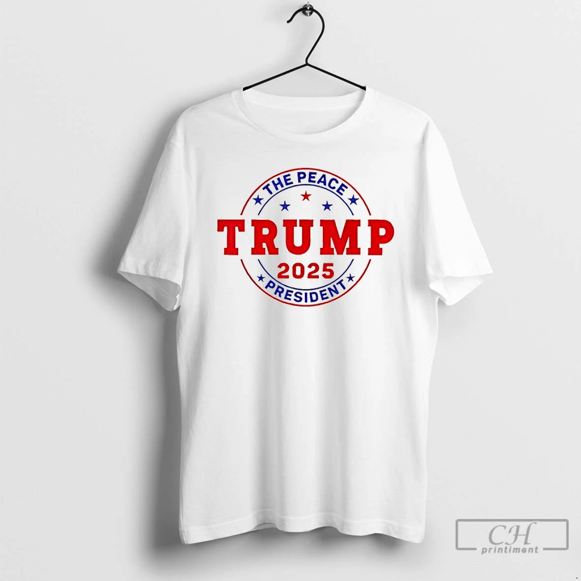 Classic Trump The Peace President 2025 T Shirts - clothing by TeeHivey.com
