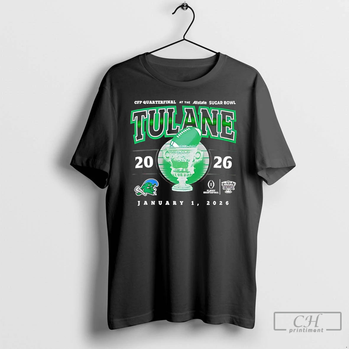 Classic Tulane Green Wave Football 2026 Sugar Bowl Classic - clothing by TeeHivey.com