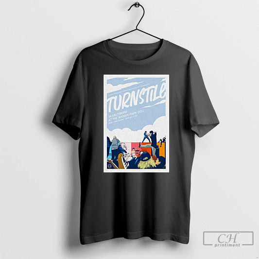 Classic Turnstile May 10 2025 Wyman Park Dell Baltimore Maryland Long Sleve T Shirts - clothing by TeeHivey.com