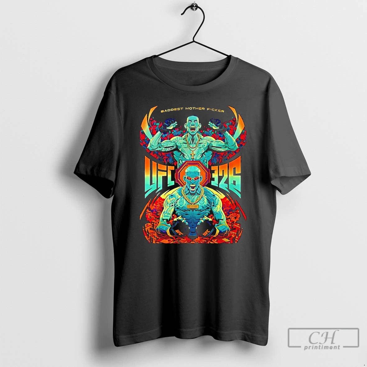 Classic Ufc 326 Series Charles Oliveira Vs Max Holloway Baddest Mother Fucker T Shirts Sweater