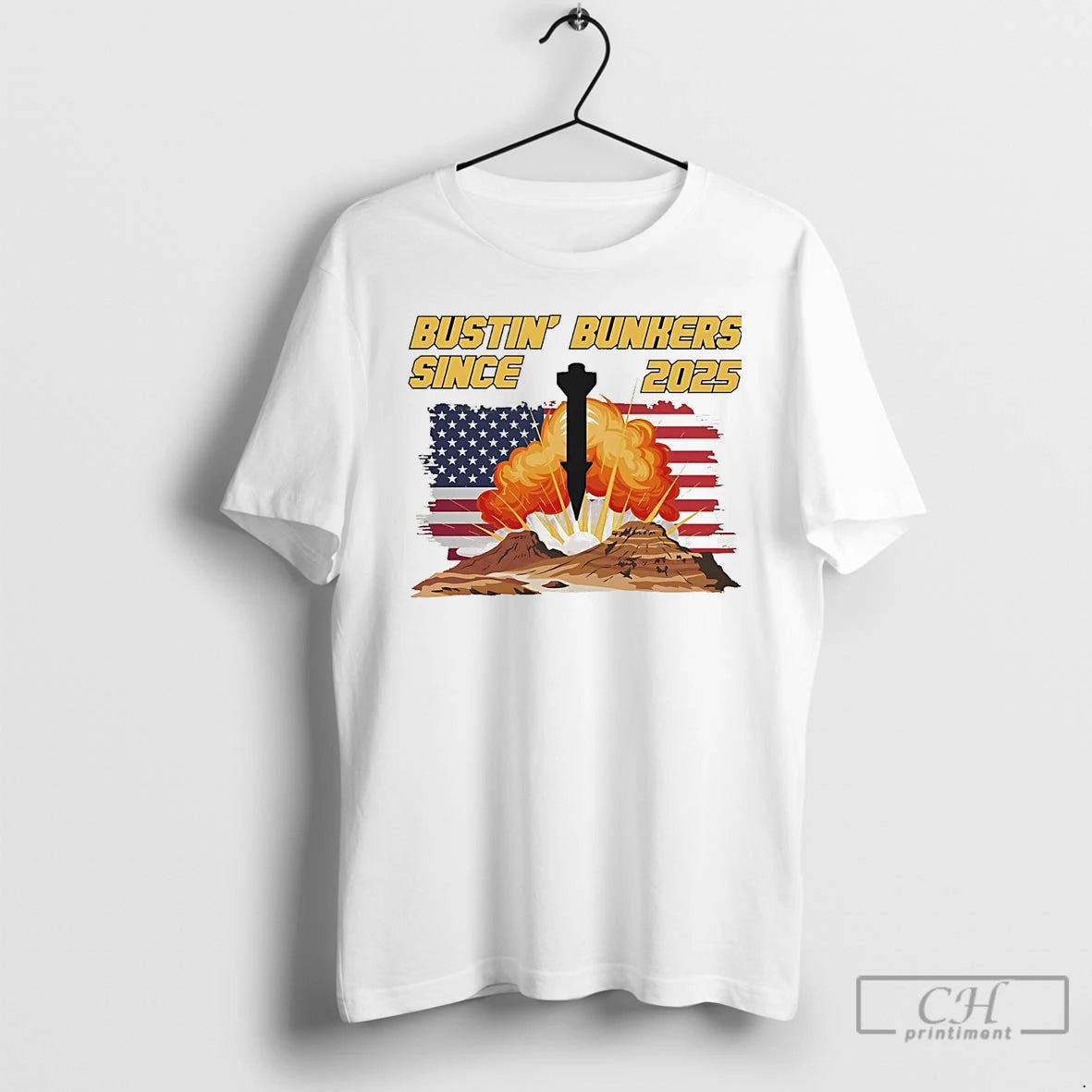 Classic Usa Bustin Bunkers Since 2025 T Shirts - clothing by TeeHivey.com