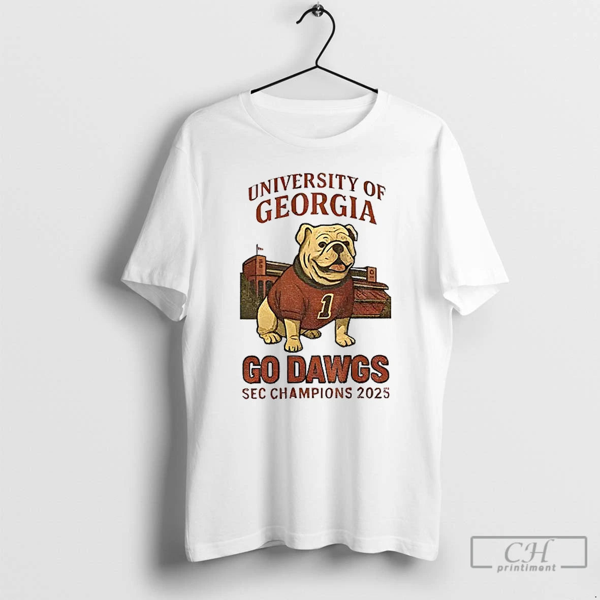 Classic University Of Georgia Bulldog Football Go Dawgs Sec Champions 2025 - clothing by TeeHivey.com