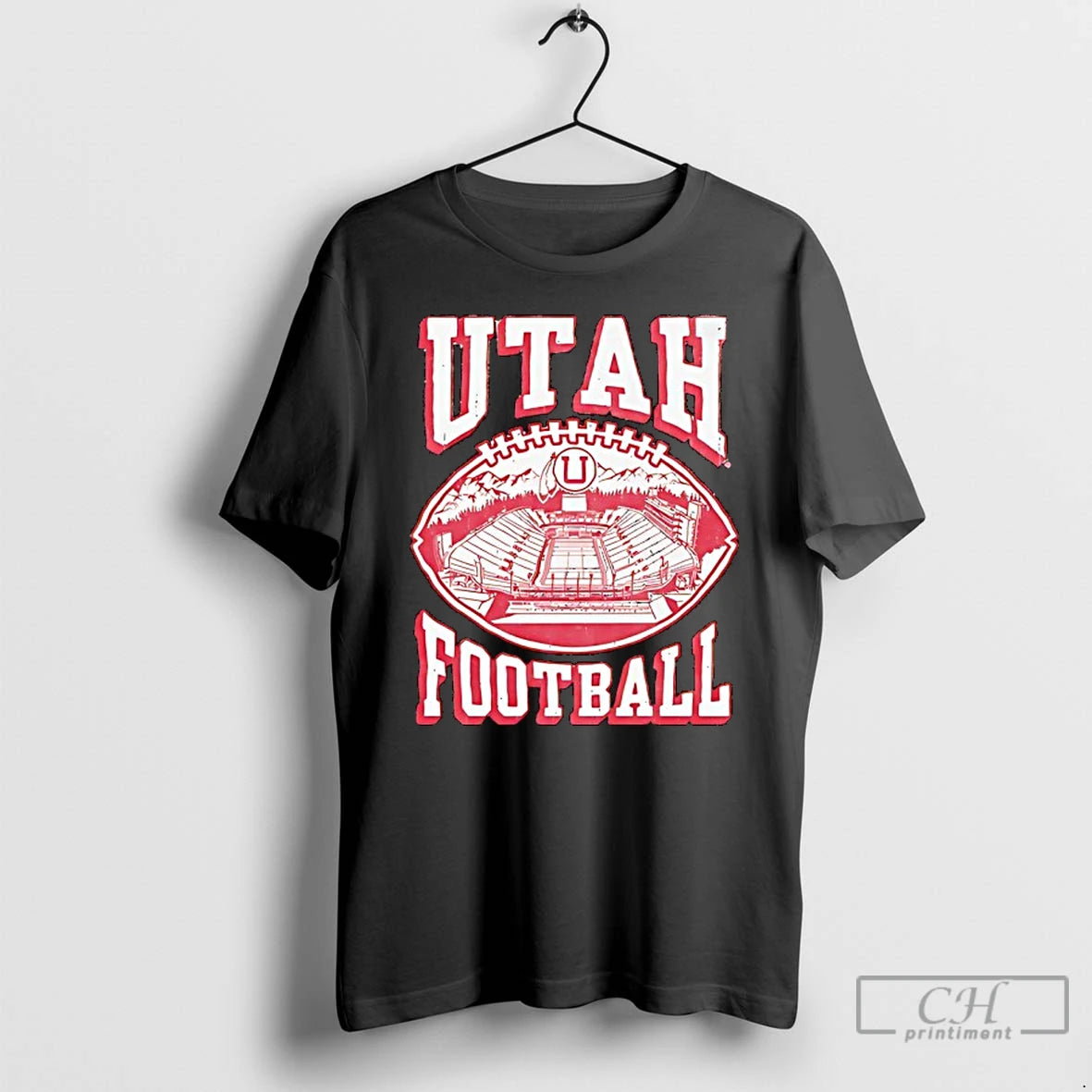 Classic Utah Utes Football Stadium Vintage