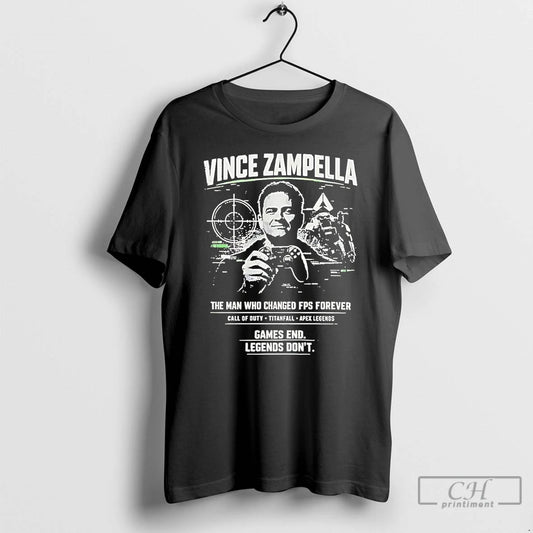 Classic Vince Zampella The Man Who Changed Fps Forever - clothing by TeeHivey.com