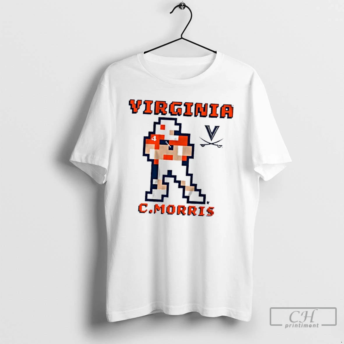Classic Virginia Football Chandler Morris Retro Baller T Shirts - clothing by TeeHivey.com