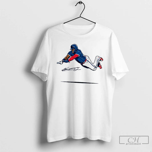 Classic Vladimir Guerrero Jr Super Vlad Flying Slide T Shirts - clothing by TeeHivey.com