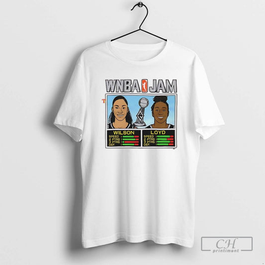 Classic Wnba Jam Aces 2025 Champs Wilson And Loyd T Shirts - clothing by TeeHivey.com