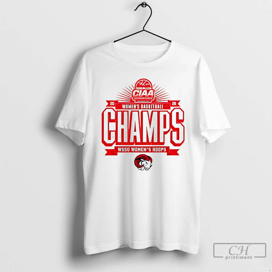 Classic Wssu Womens Hoops 2026 Basketball Champions Logo