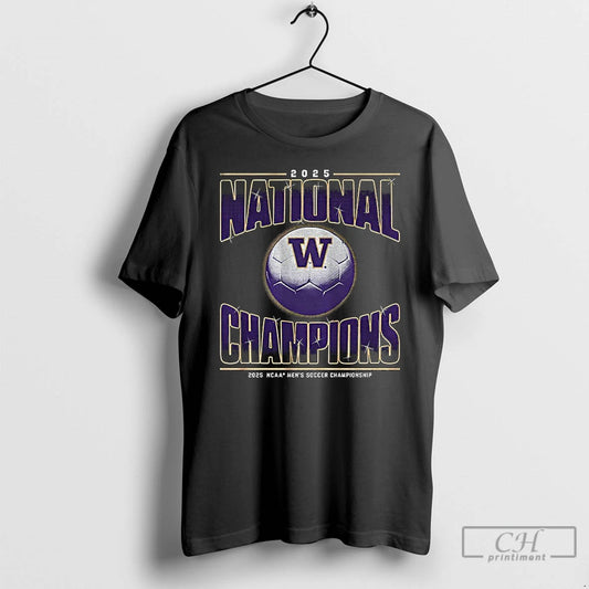 Classic Washington Huskies Ncaa National Champions 2025 Soccer Championship - clothing by TeeHivey.com
