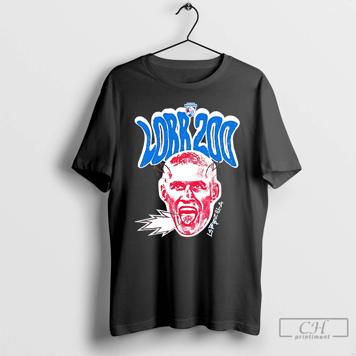 Classic Western Bulldogs Lobbzilla 200 Games Big Head
