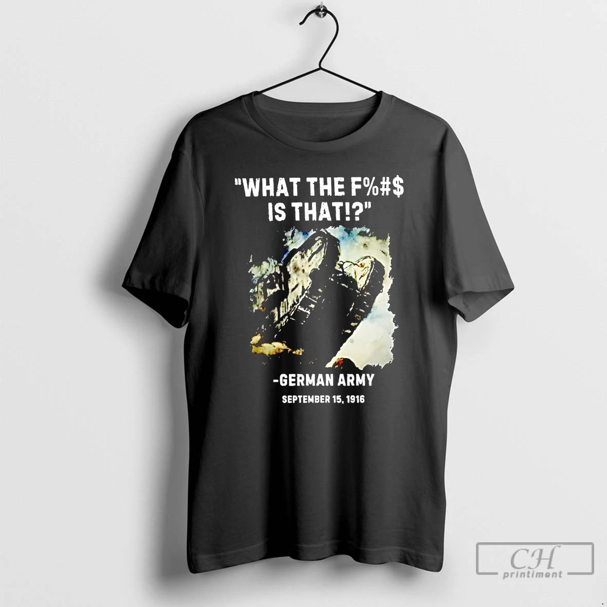 Classic What The Fuck Is That German Army T Shirts - clothing by TeeHivey.com