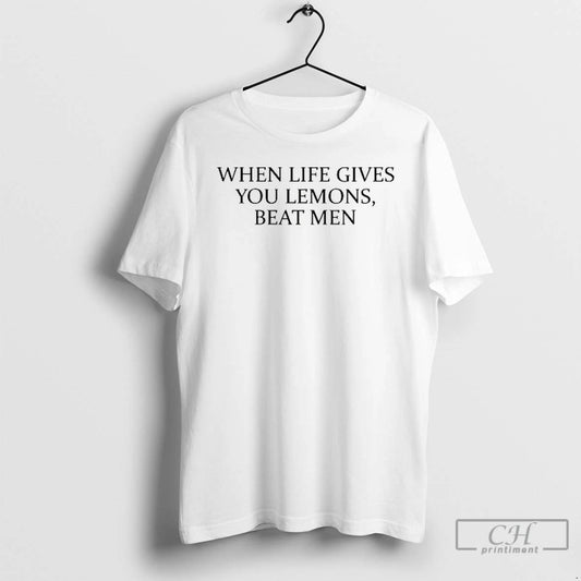 Classic When Life Gives You Lemons Beat Men T Shirts - clothing by TeeHivey.com