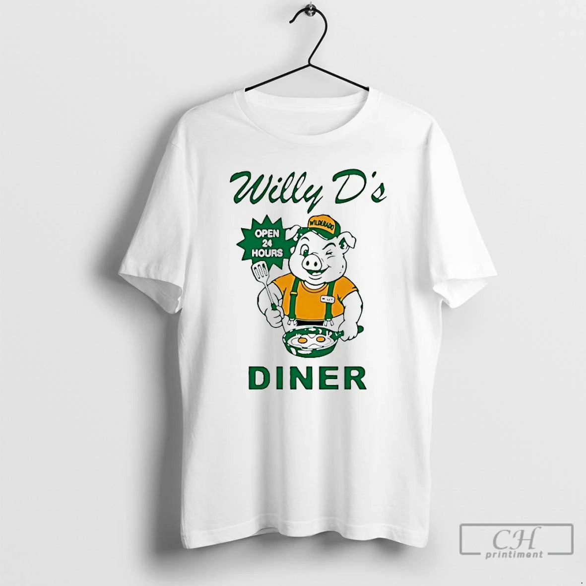 Classic Willy Ds Diner Open 24 Hours T Shirts - clothing by TeeHivey.com