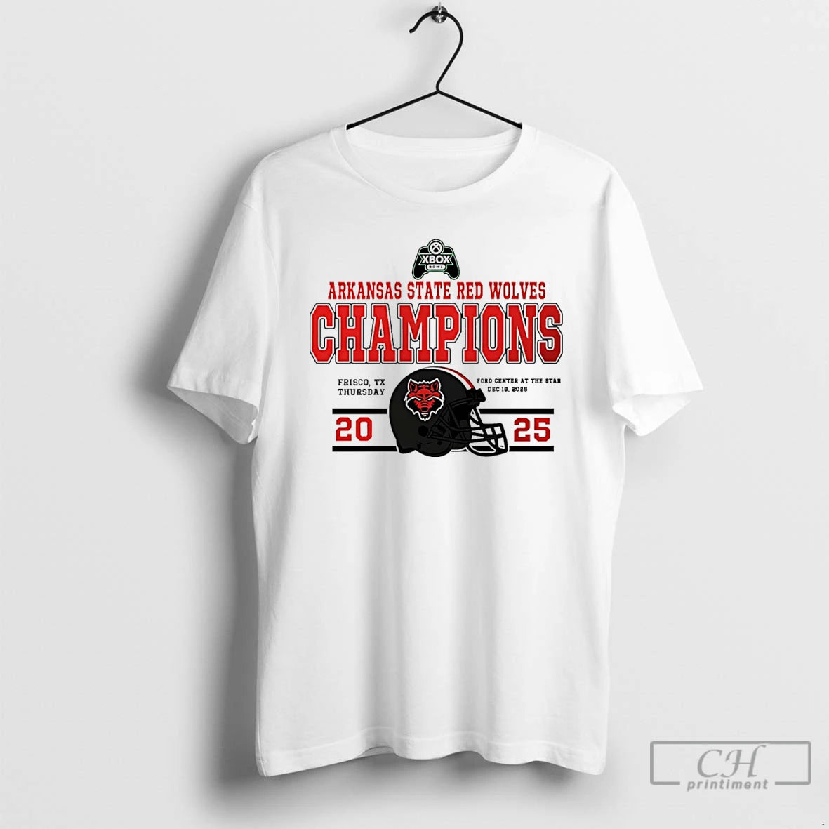 Classic Xbox Bowl Champions 2025 Arkansas State Red Wolves - clothing by TeeHivey.com