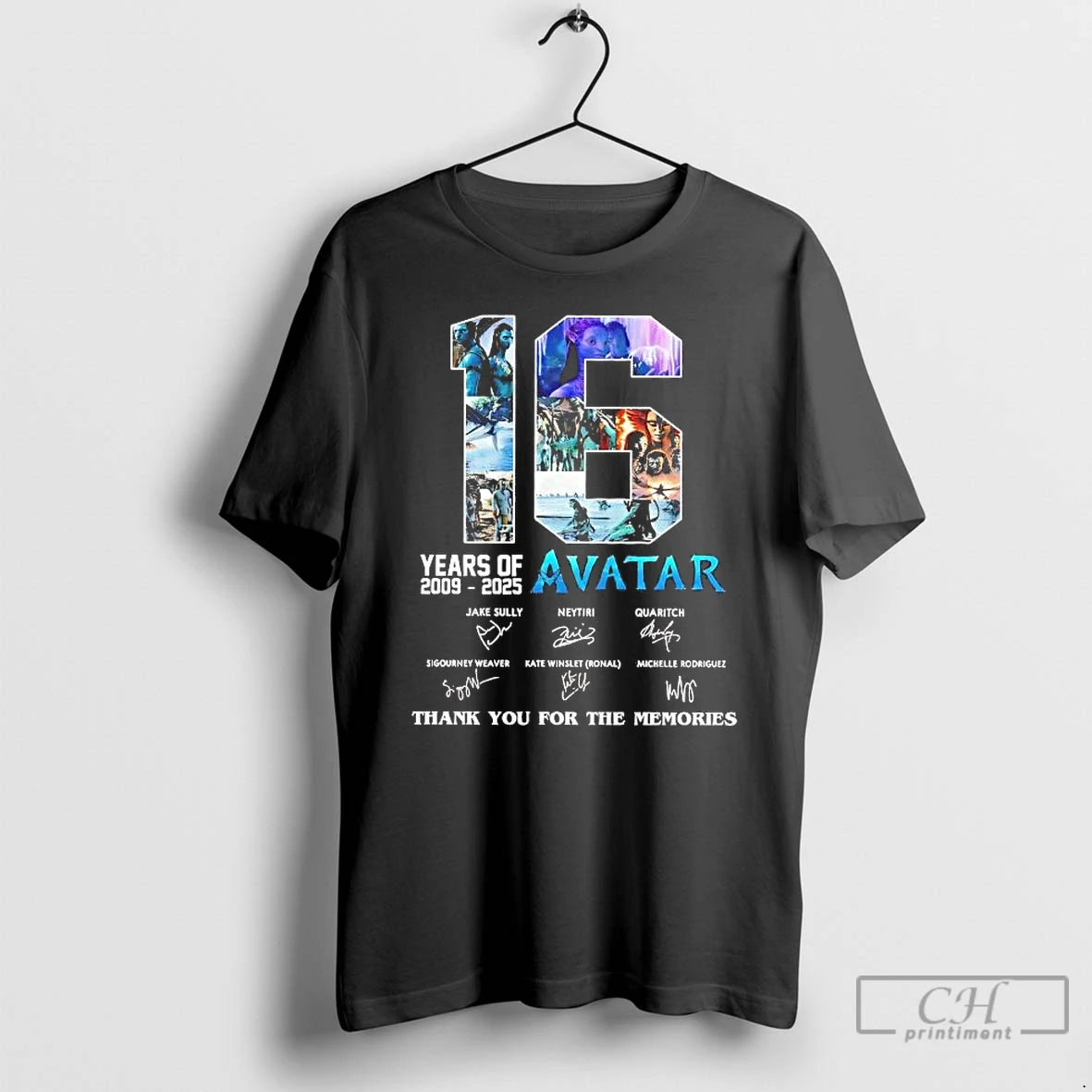 Classic Year Of Avatar Thank You For The Memories 2009 2025 Signatures T Shirts Sweater - clothing by TeeHivey.com