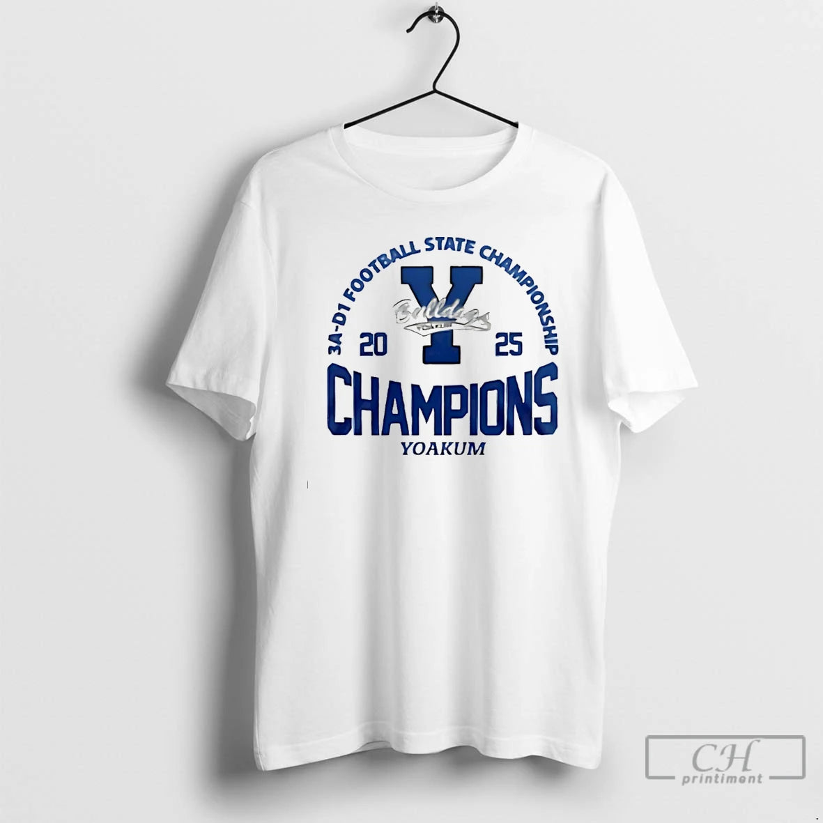 Classic Yoakum 3a D1 Football State Champions - clothing by TeeHivey.com