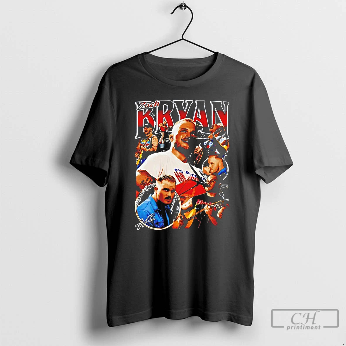 Classic Zach Bryan Americana Country Graphic