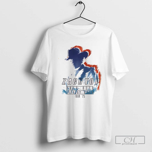 Classic Zach Top Cold Beer Country Music Tour 2025 T Shirts - clothing by TeeHivey.com