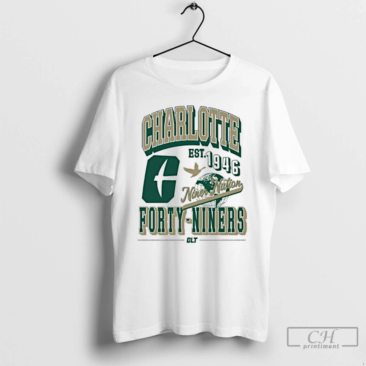 Classic Unc Charlotte Niner Nation Forty Niners Est 1946 T Shirts - clothing by TeeHivey.com