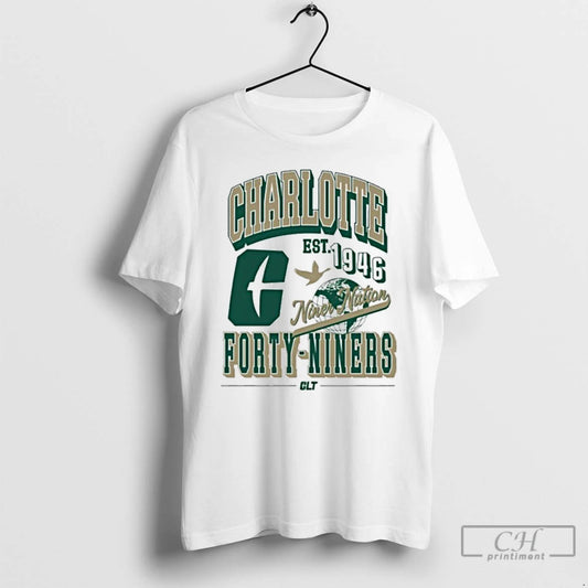 Classic Unc Charlotte Niner Nation Forty Niners Est 1946 T Shirts - clothing by TeeHivey.com
